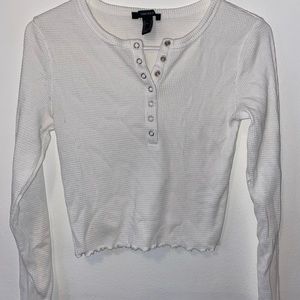 White Forever 21 Long Sleeve